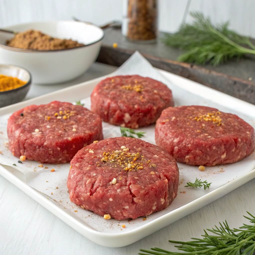Spiced Canadian Prime Beef Burgers (6 X 6oz)