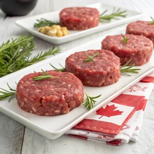 Traditional Canadian Prime Beef Burgers (6 X 6oz)